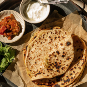 Aloo Paratha with Dahi