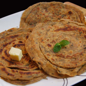 Garlic Laccha Paratha by Pavikash Restro